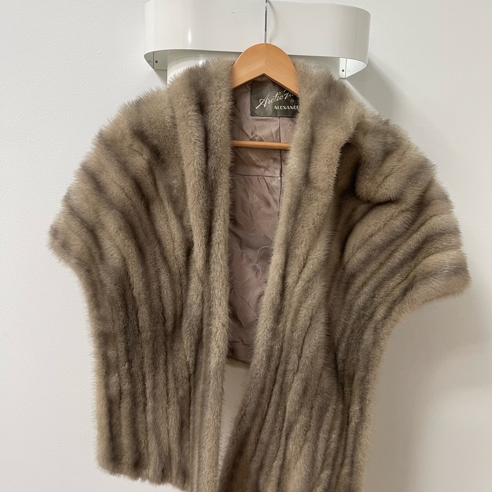 Women's Tan Fur Coat